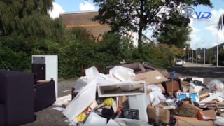 Illegale vuilstort in de Siriusstraat