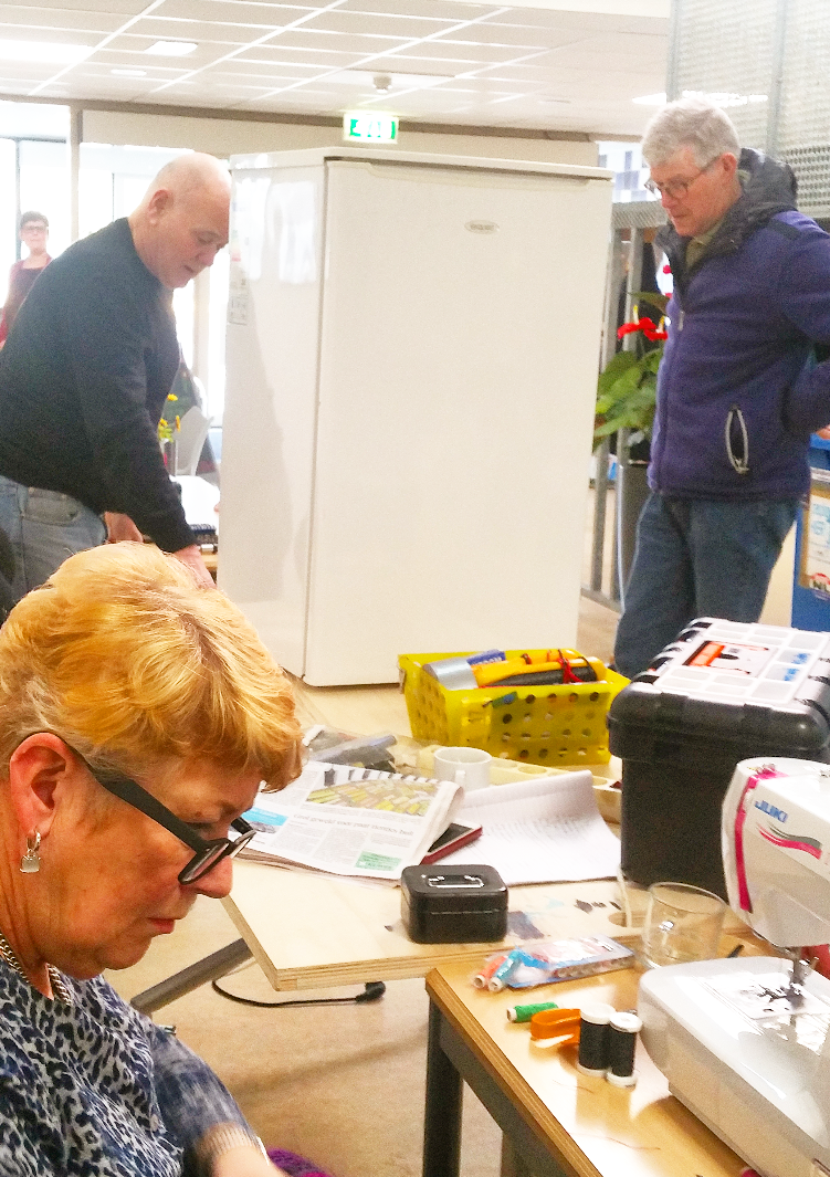 Repaircafe in Wijkcentrum Grote Waal 