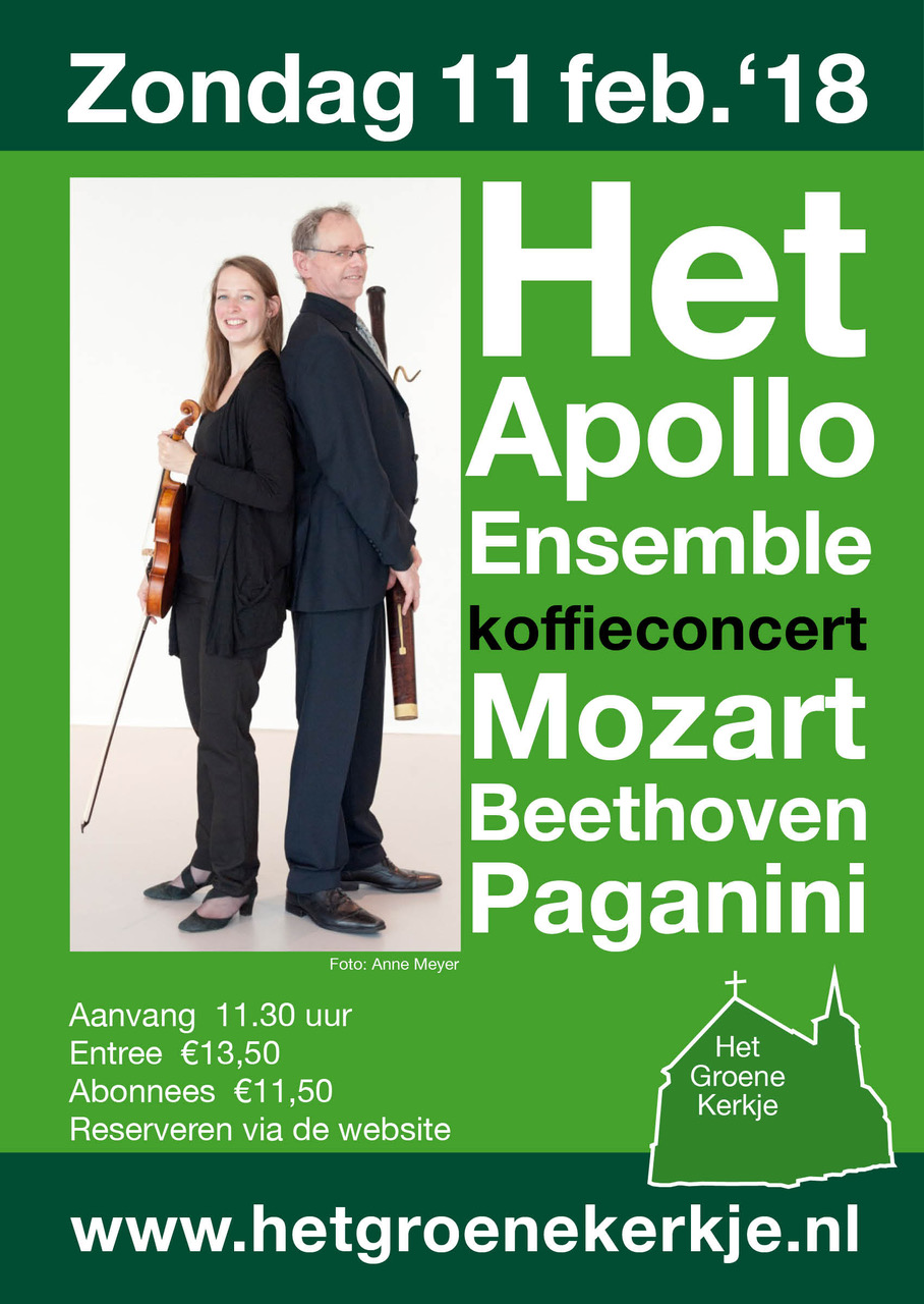 Paganini op Fagot en Harp in het Groene Kerkje