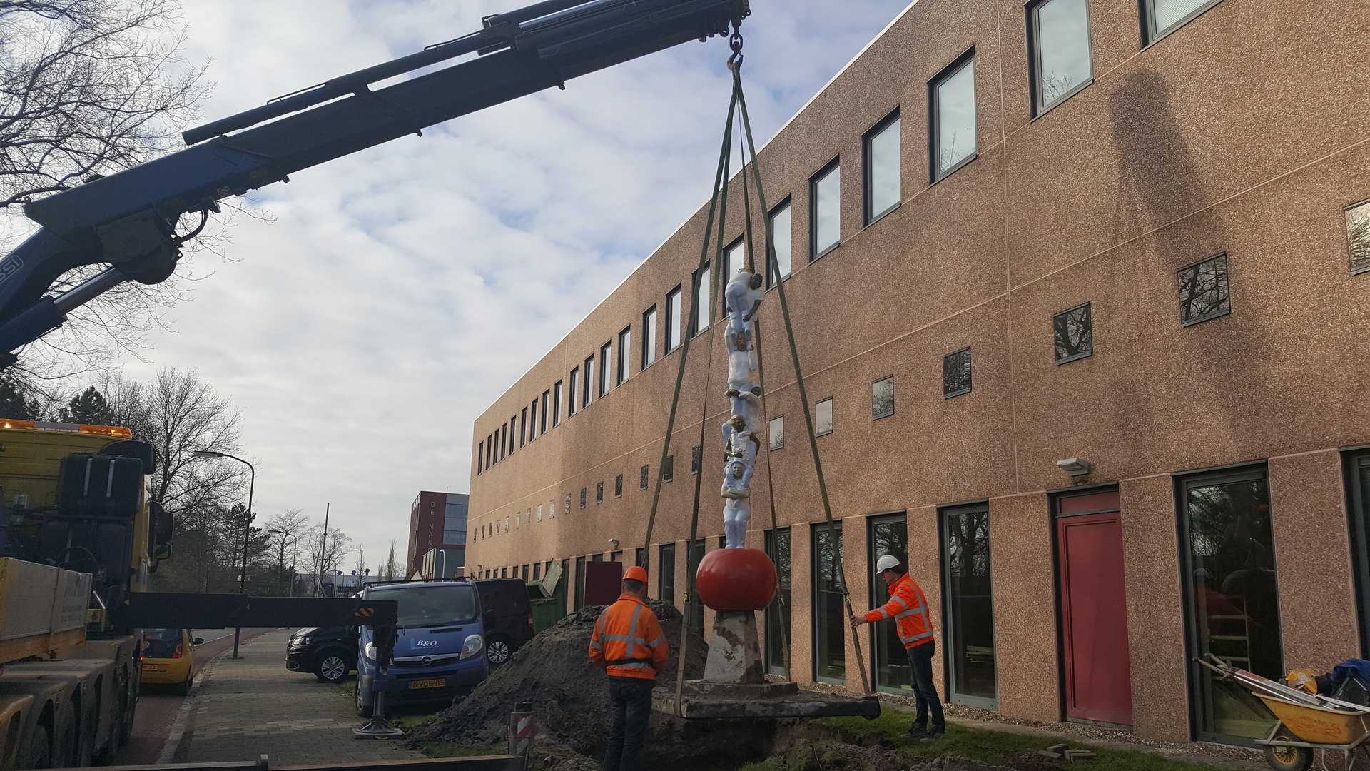 Officiële opening kunstwerk Higher