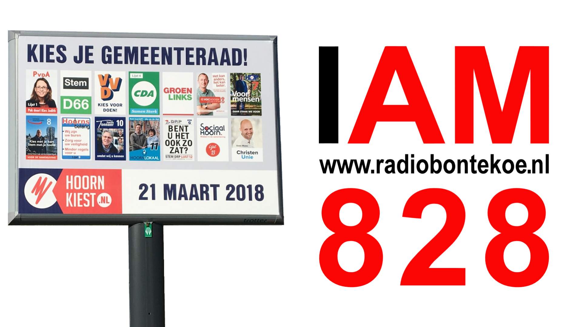 Radio Bontekoe lijsttrekkerdebatten op zaterdag 24 februari