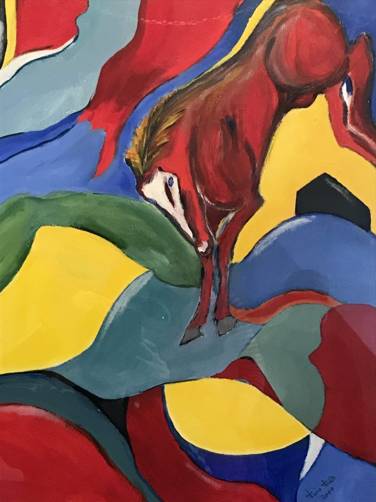 Expositie Tina Baas & muziek Erika Nannings  bij Kunst in de Kas
