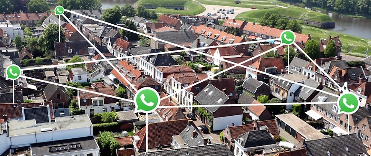 Groeiend aantal huishoudens voor inbraakpreventie aangesloten bij whatsappgroep