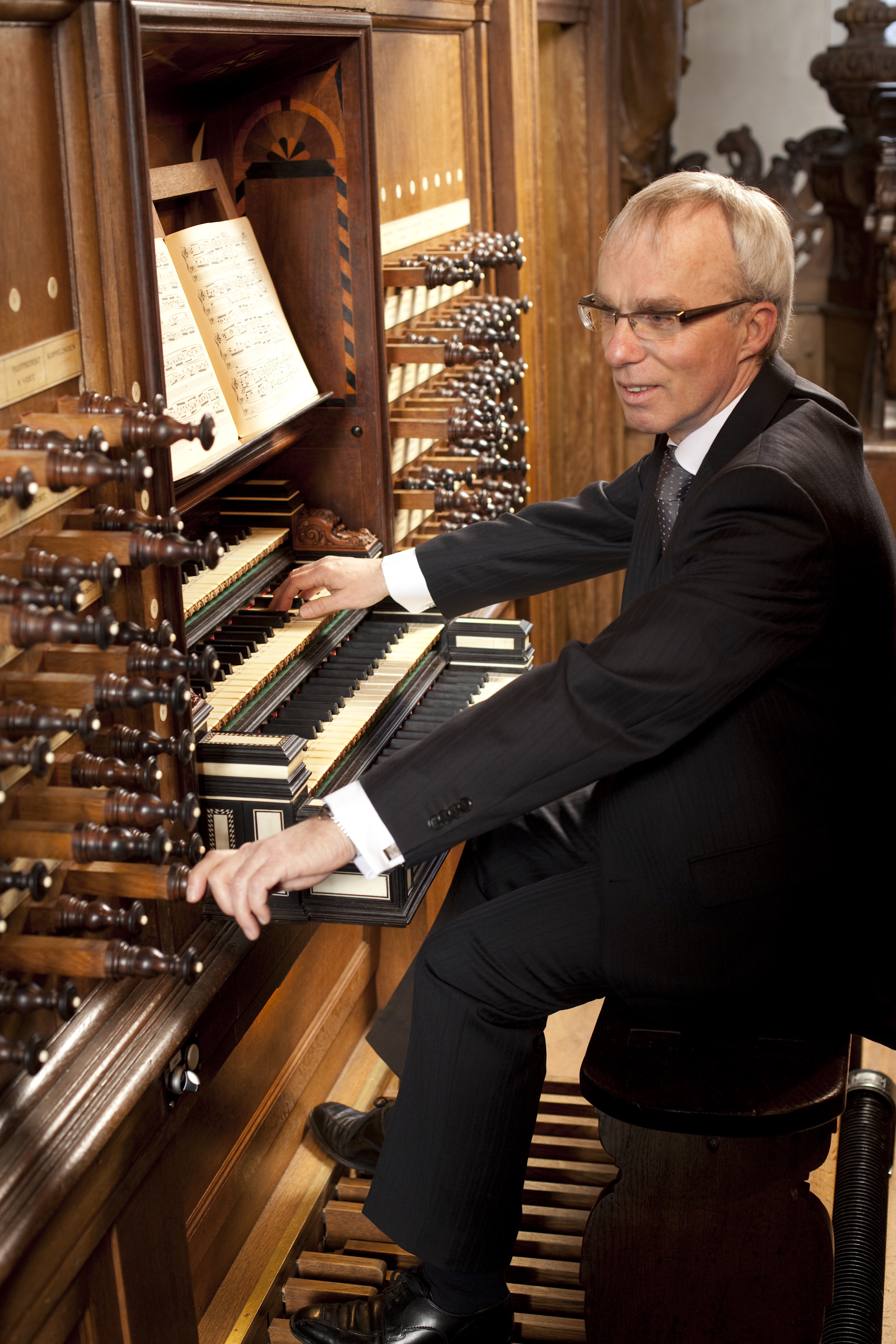 Orgelconcert Jaap Zwart in de Hervormde kerk Venhuizen op 6 juli
