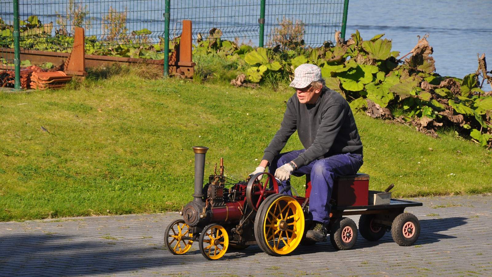 Stoommodellen bij Stoommachinemuseum