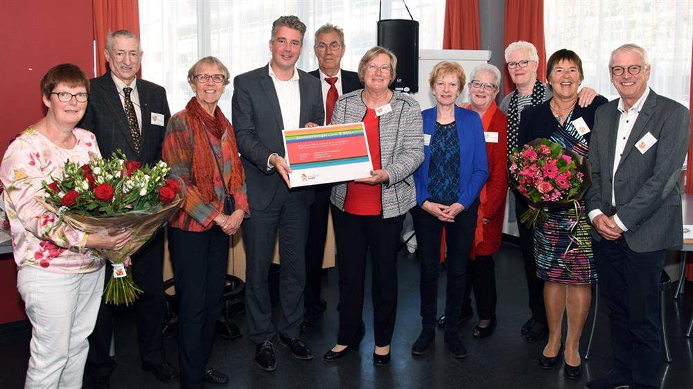 Eenhoornzegel voor ziekenhuisCARDIObezoekgroep