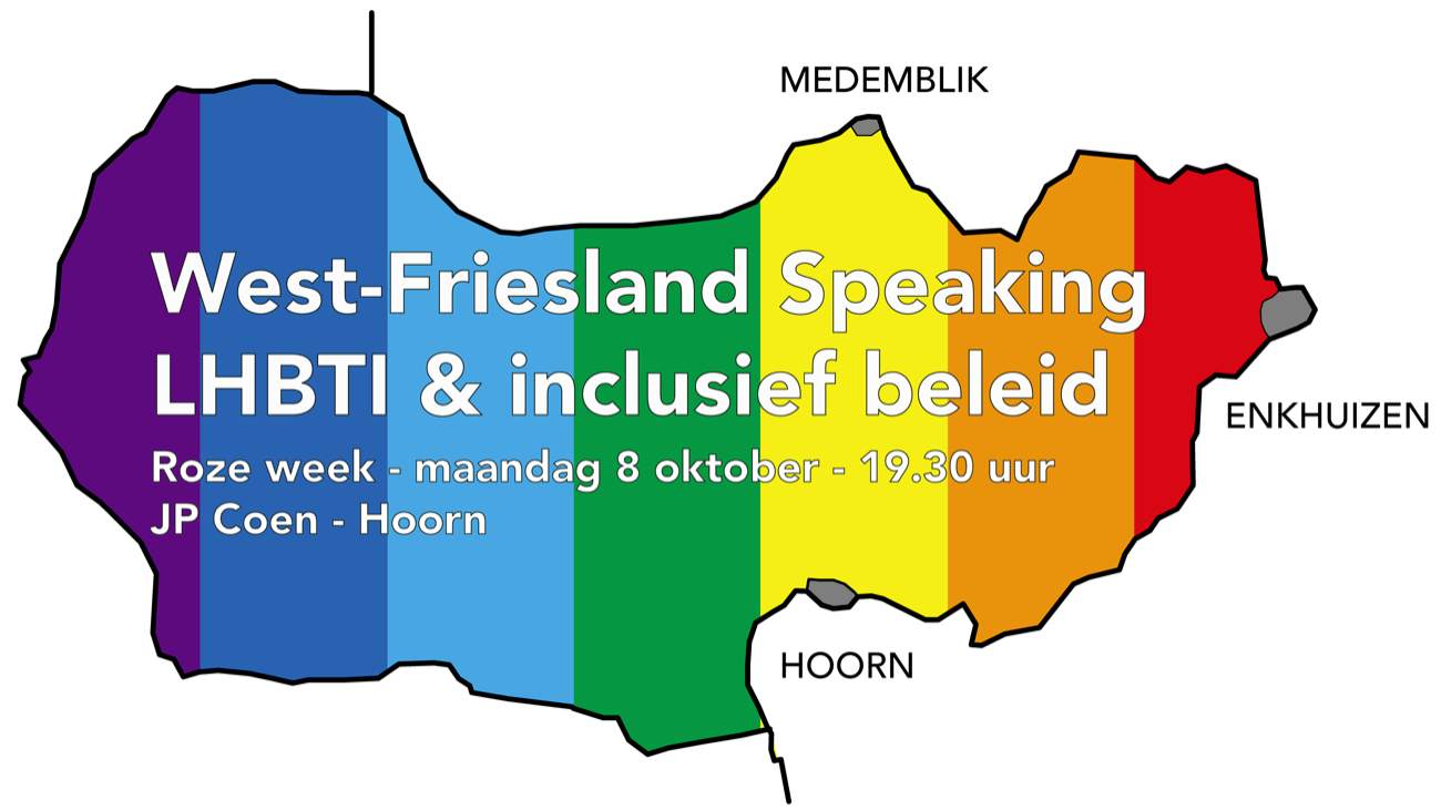 West-Friesland Speaking spreekt over LHBTI & inclusief beleid
