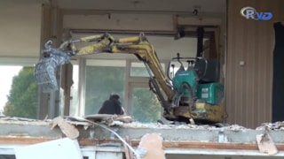 Gebruik van mini sloopkraan