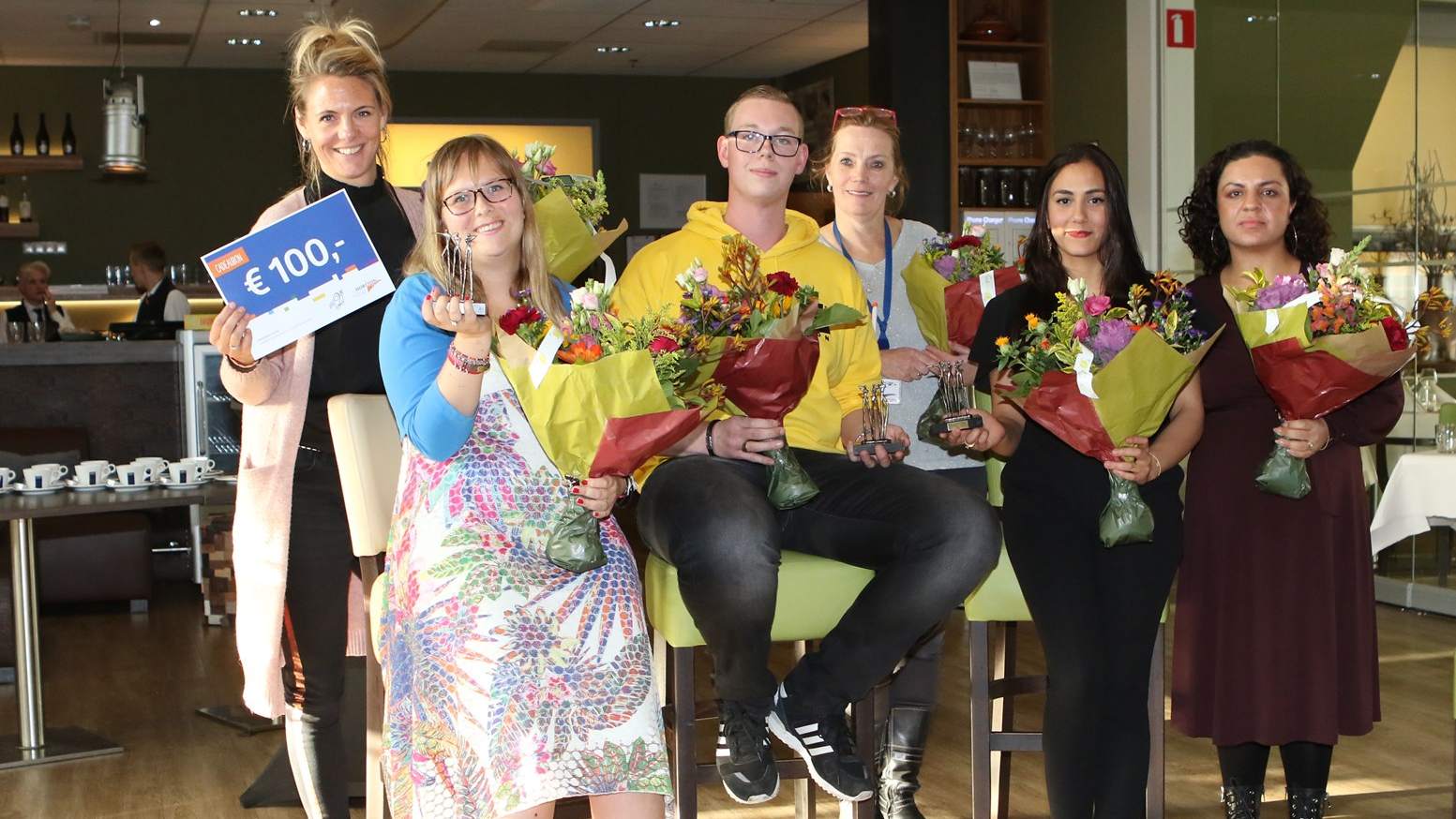 Drie doorzetters van Entree in de prijzen gevallen