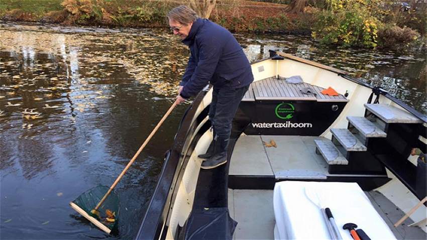Watertaxi Hoorn draagt een steentje bij