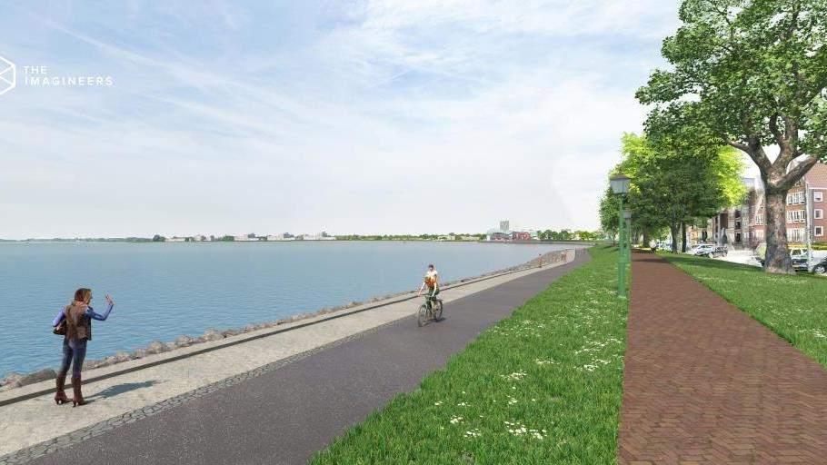 Fiets- en wandelpad Westerdijk bekijken in 3D