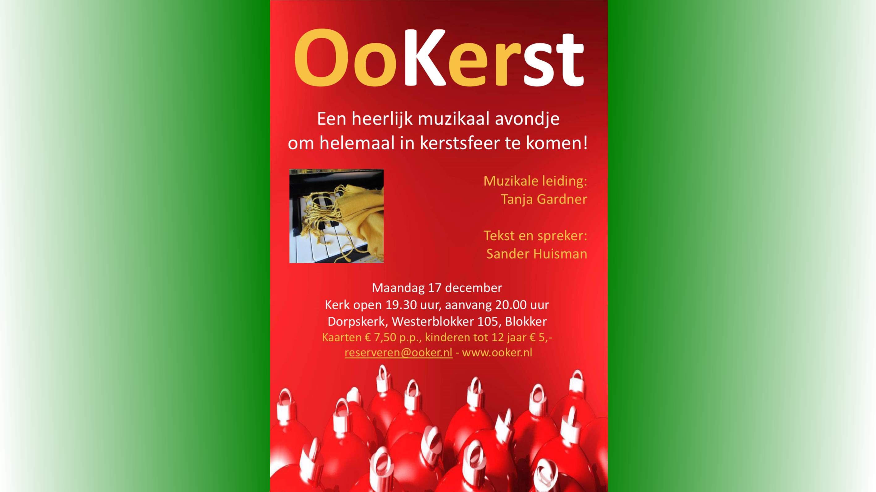 Koor Ooker zingt 17 december in kerkje Blokker