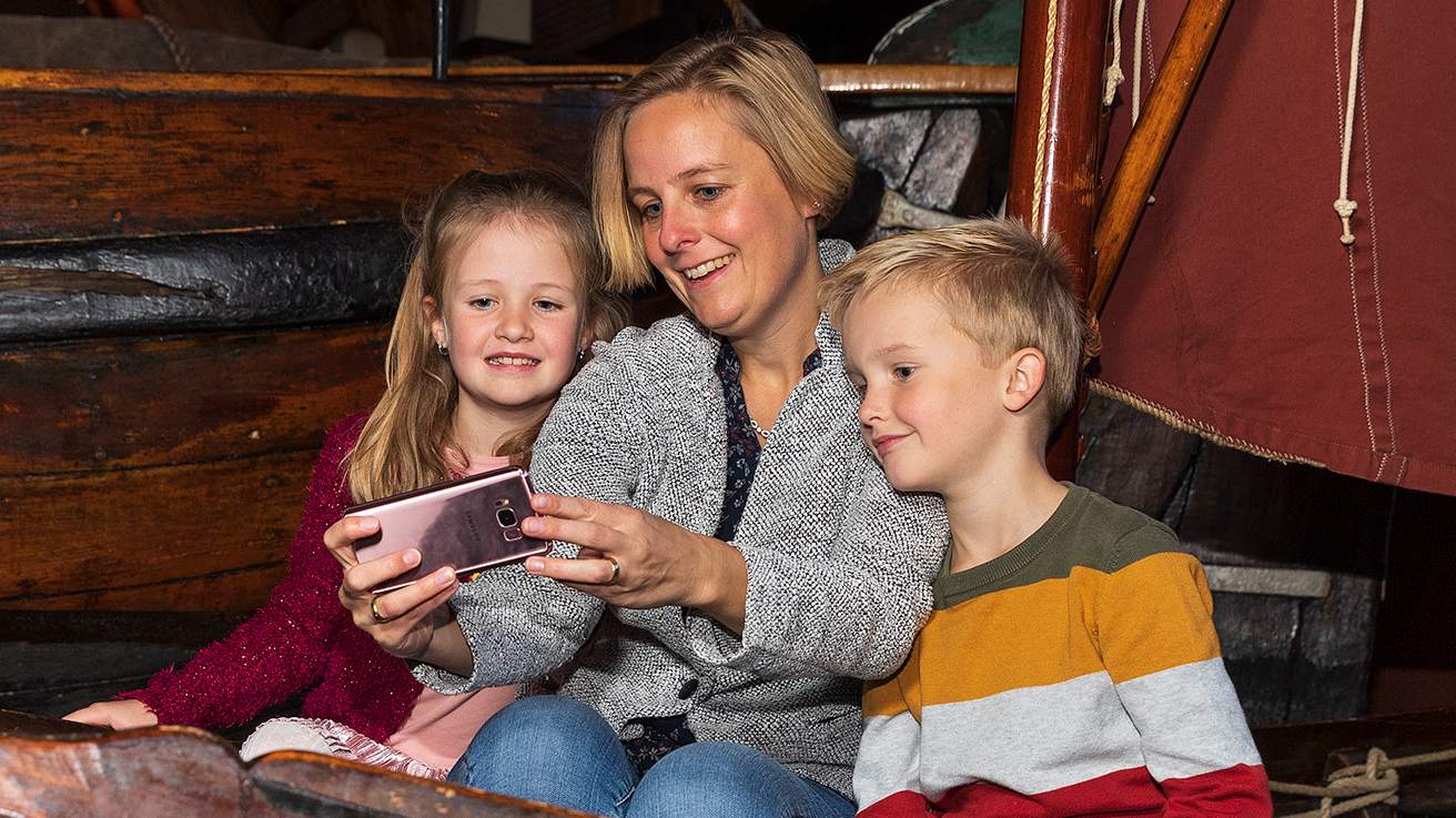 Eropuit tijdens de kerstvakantie in het Zuiderzeemuseum