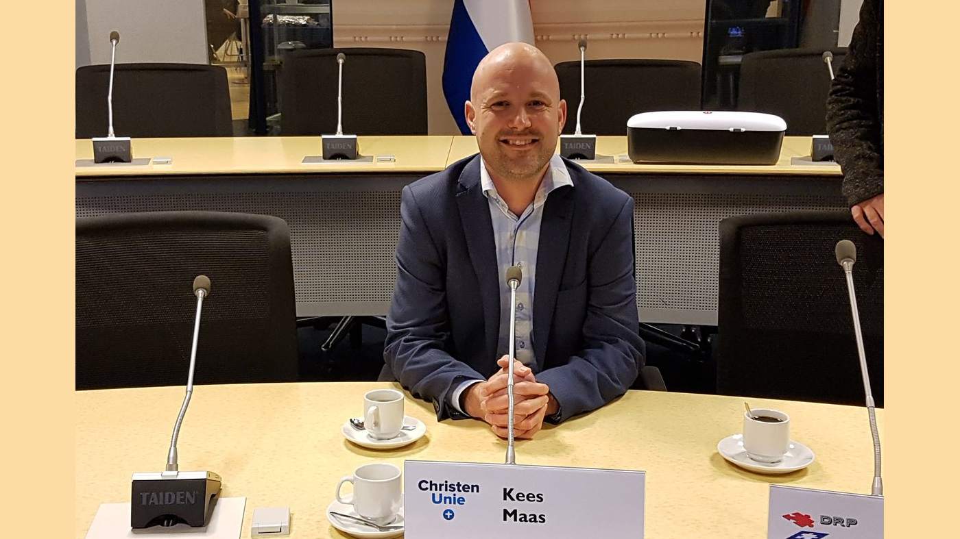 Kees Maas (CU) en Arwin Rood (D66) in Radio Actueel op Radio Bontekoe