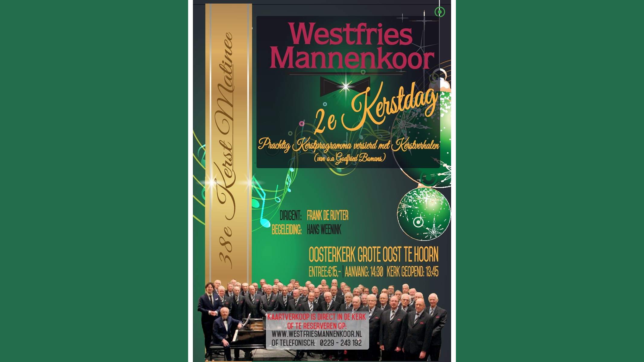 Kerstconcert Westfries Mannenkoor