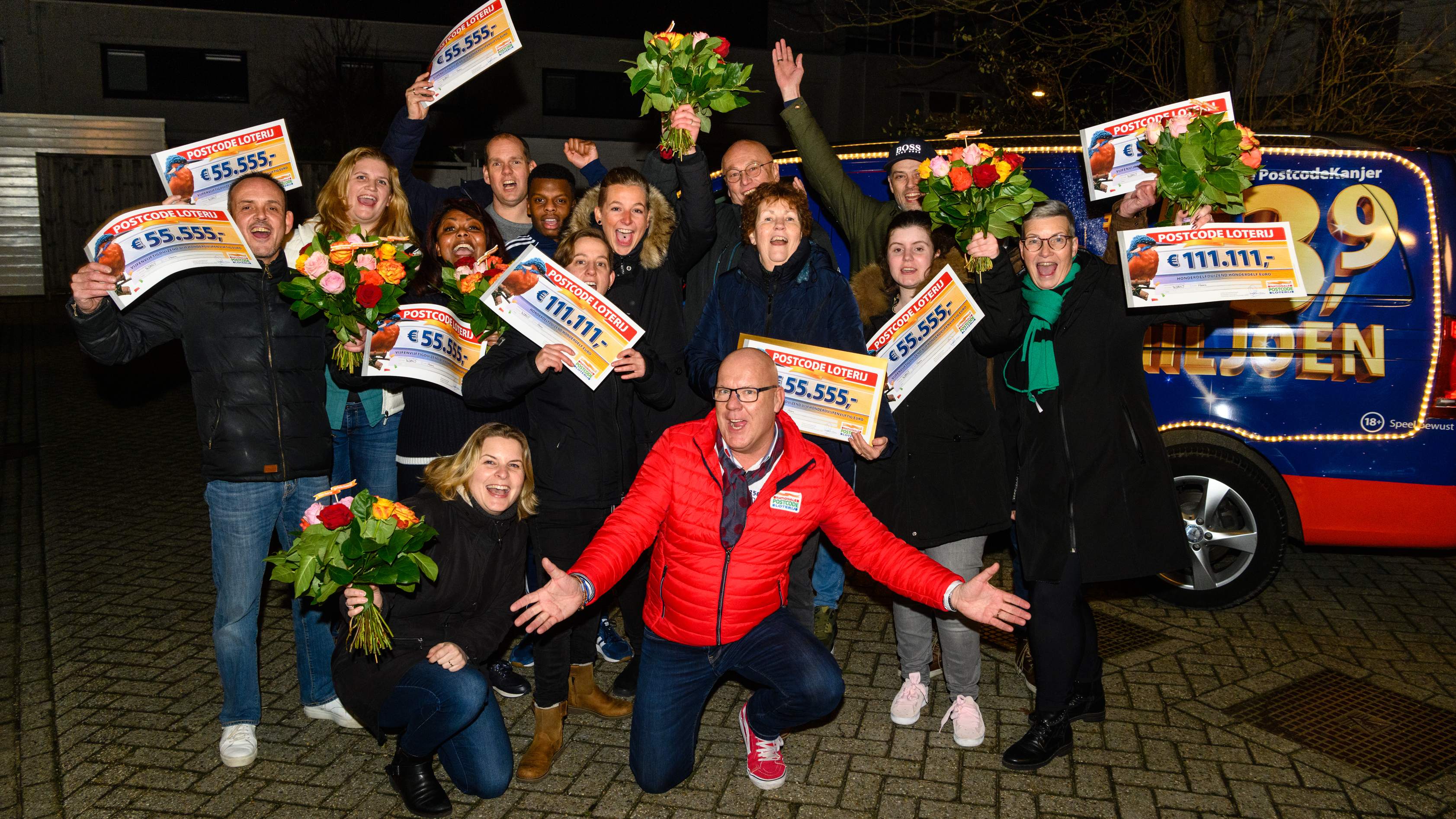 Inwoners Hoorn winnen 1 miljoen euro bij Postcode Loterij
