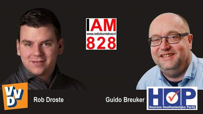 Rob Droste en Guido Breuker in Radio Actueel