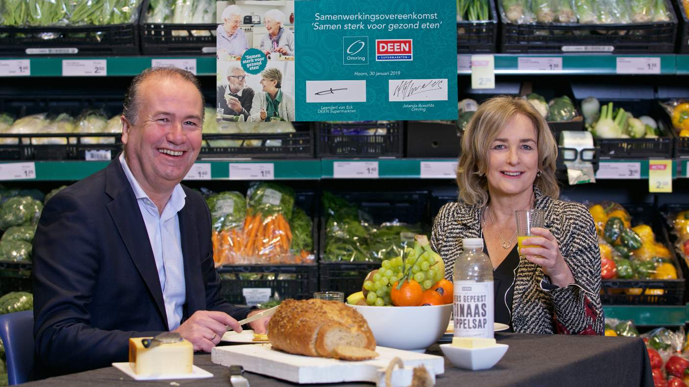 Samenwerking Omring en DEEN  voor gezond eten