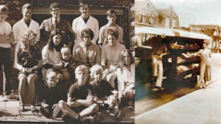 Vlaar supermarkt Drieboomlaan medewerkers van het 1e uur - Vlaar Geha truck met Corry naar klanten