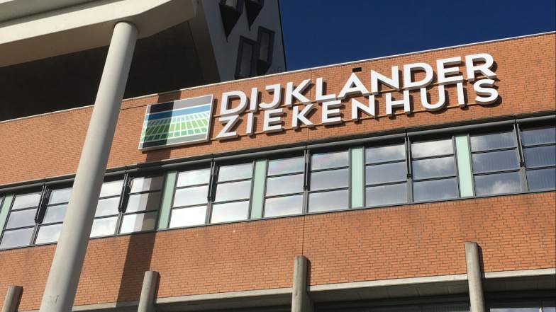 Nieuwe naam Dijklander Ziekenhuis nu duidelijk zichtbaar