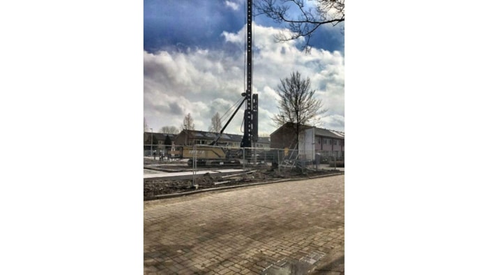 Siriusstraat eerste paal foto 2
