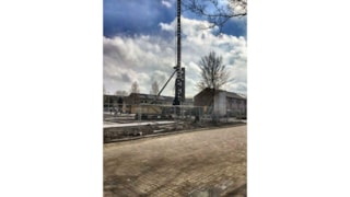 Siriusstraat eerste paal foto 2
