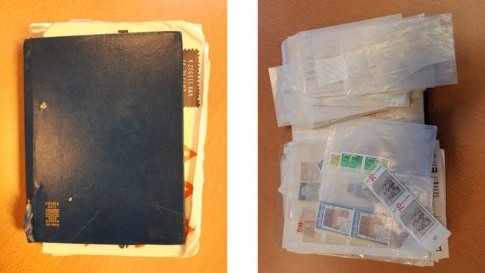 Vermoedelijk gestolen postzegels