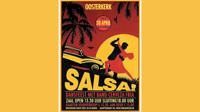 Salsa dansfeest Oosterkerk Hoorn 28 april 2019