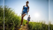 twee wandelaarsters