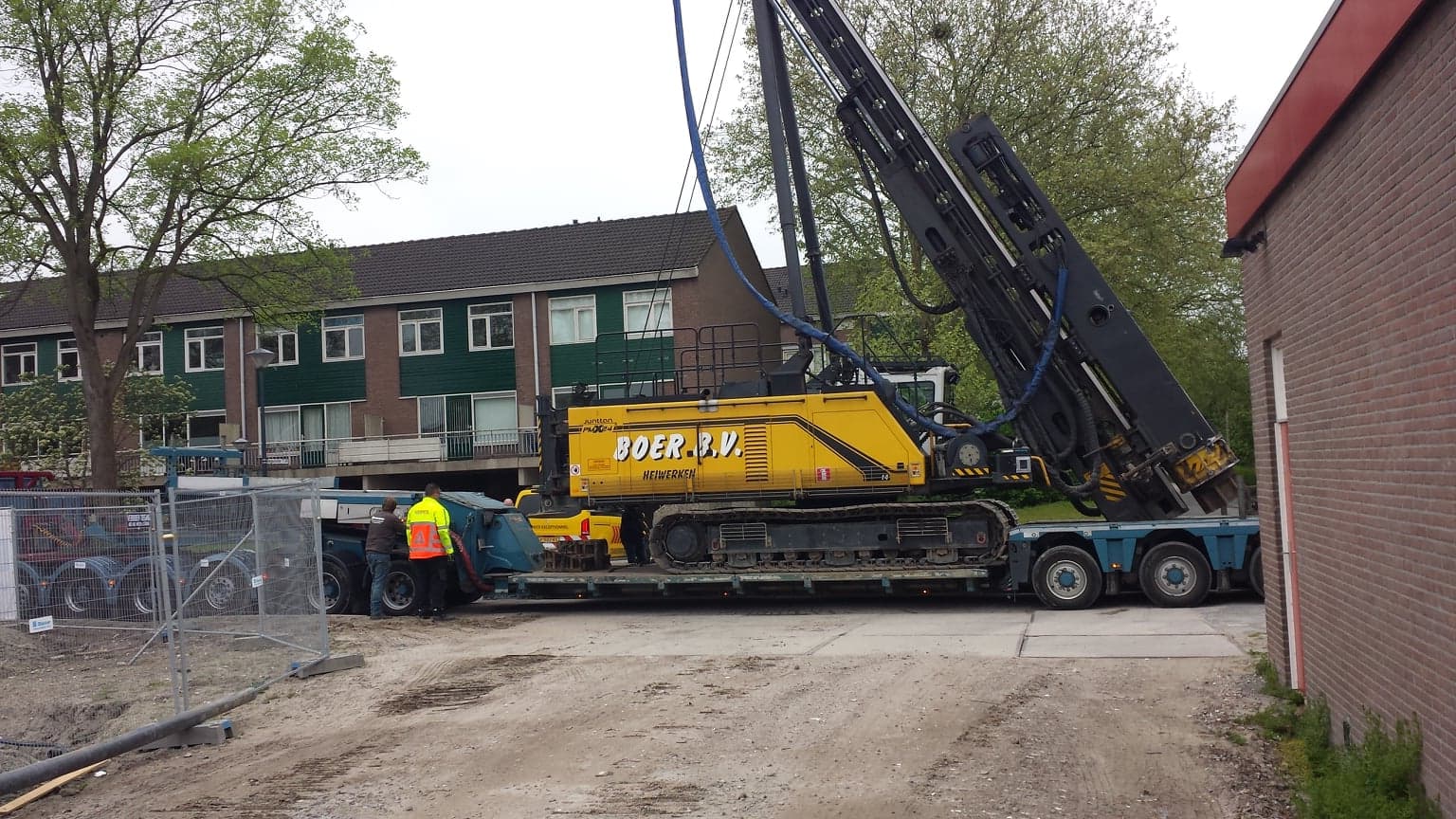Boer Heiwerken vertrokken van Siriusstraat