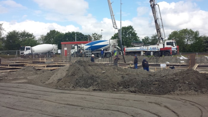 Siriusstraat betonstort fundering 10 mei 2019