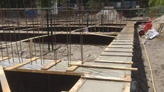 Siriusstraat betonstort fundering 10 mei 2019 close-up