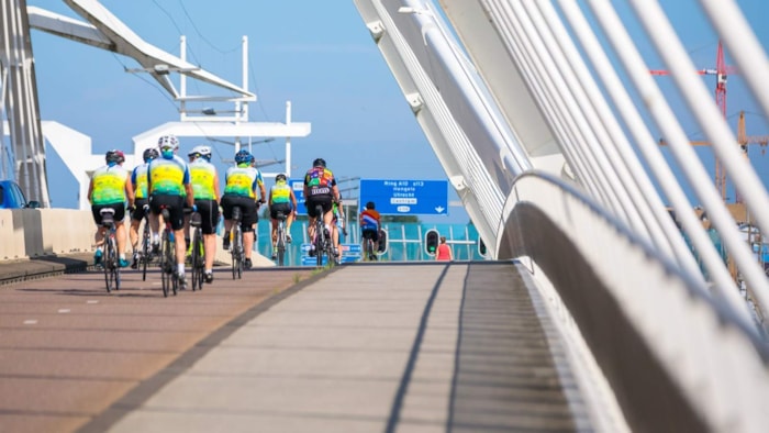weg uit de fietsfile