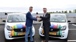 Auto´s in de nieuwe huisstijl van de gemeente Hoorn