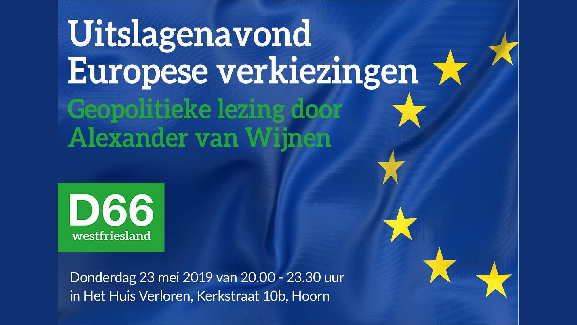 Uitnodiging: verkiezingsavond Europese Verkiezingen