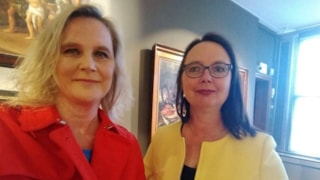 Sigrid van der Meulen en Ella Siekman