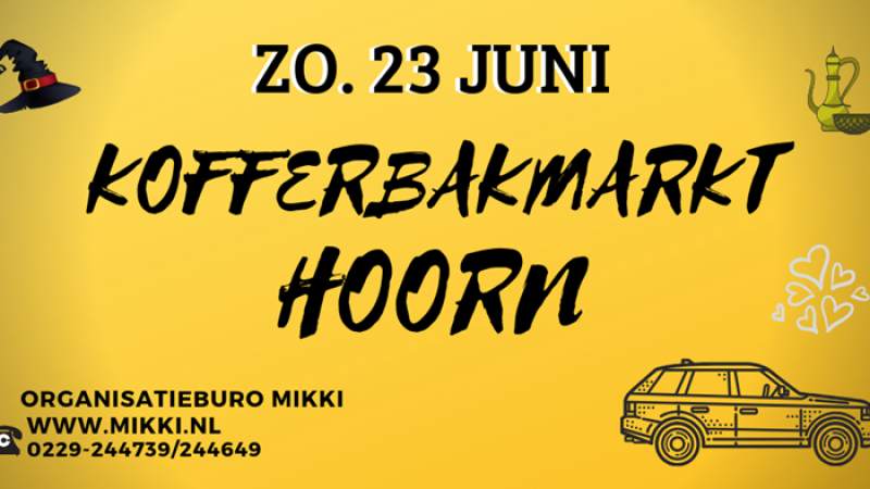 Kofferbakmarkt bij Stadhuis