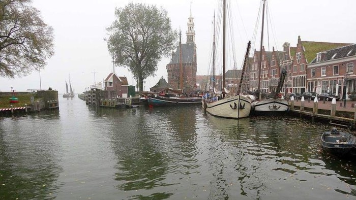 Bomen bij Het Oude Sluisje in Hoorn