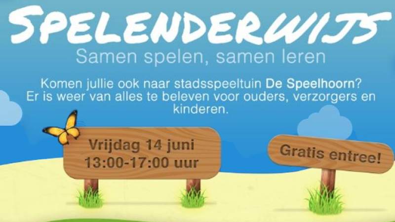 Spelenderwijs in speeltuin De Speelhoorn