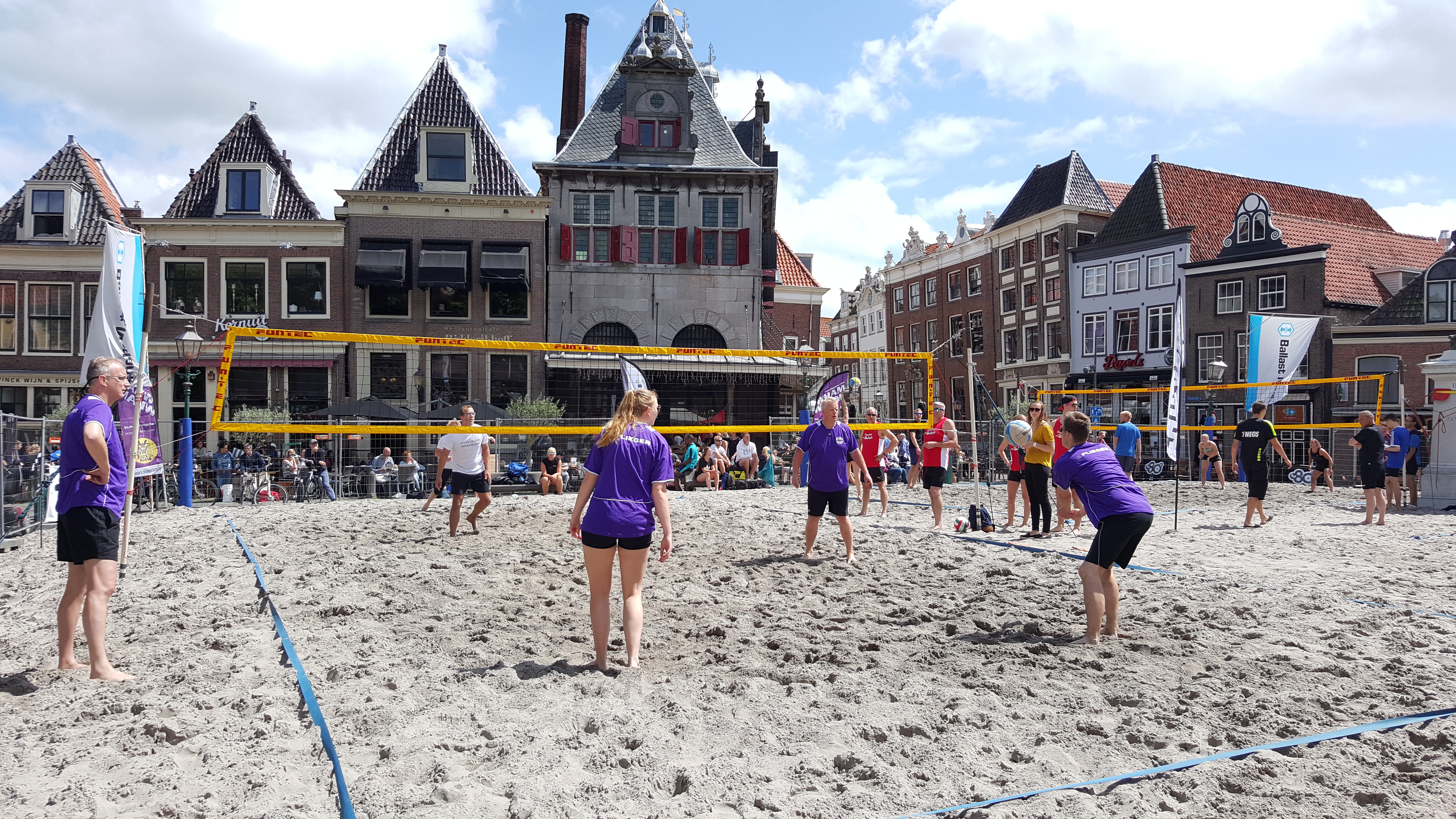 Beachvolleybal op de Roode Steen