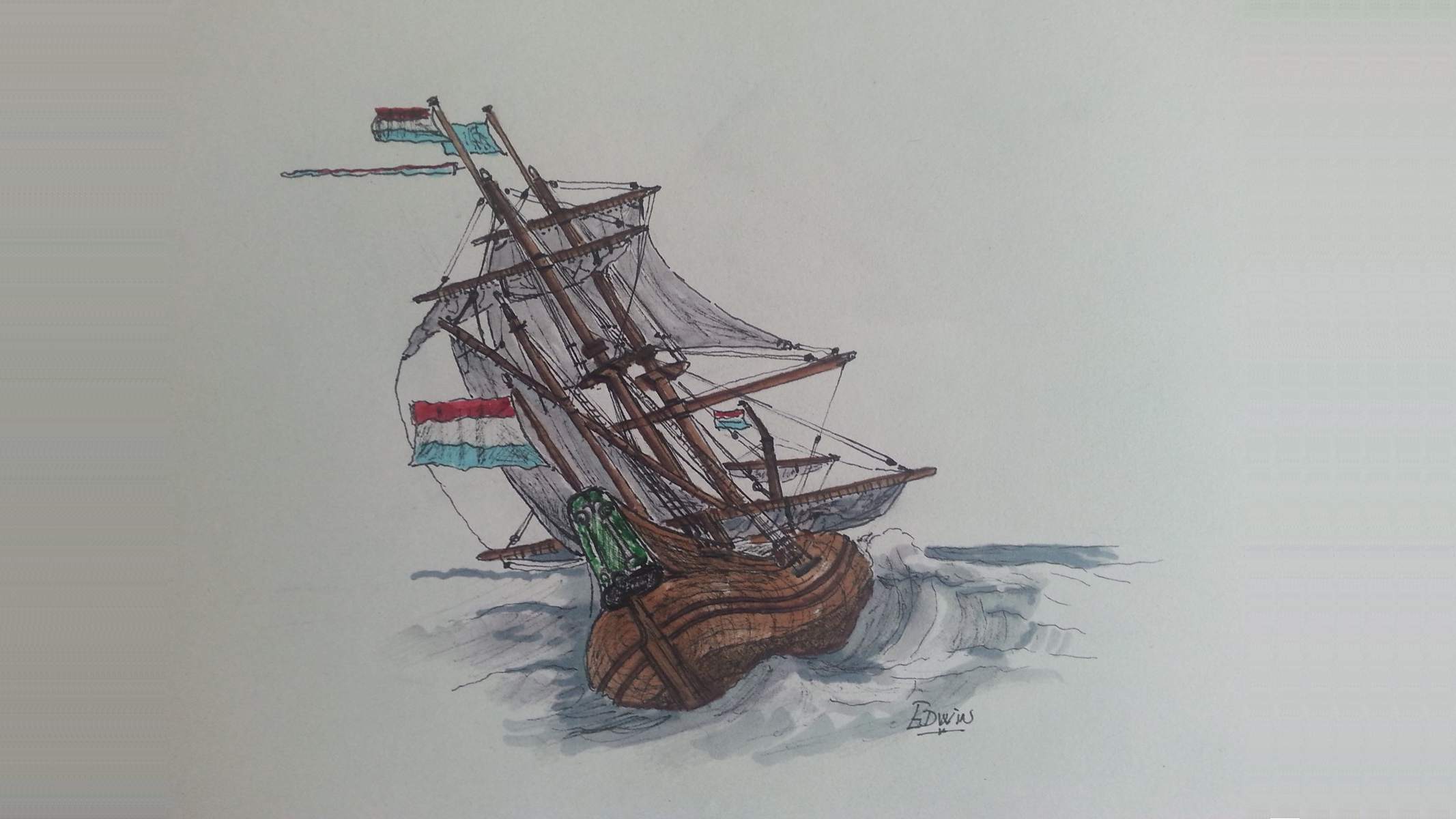 Stadsjutters gezocht voor bouw plastic VOC schip