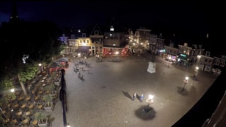 Plein met gouden rand