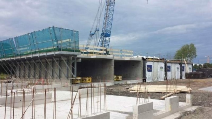 Siriusstraat 20 juni 2019 eerste twee bouwblokken