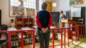 Ouderwets klaslokaal Museum van de 20e Eeuw