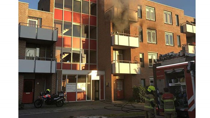 Appartementencomplex aan De Luifel - Foto Wijkagent Mark Weg