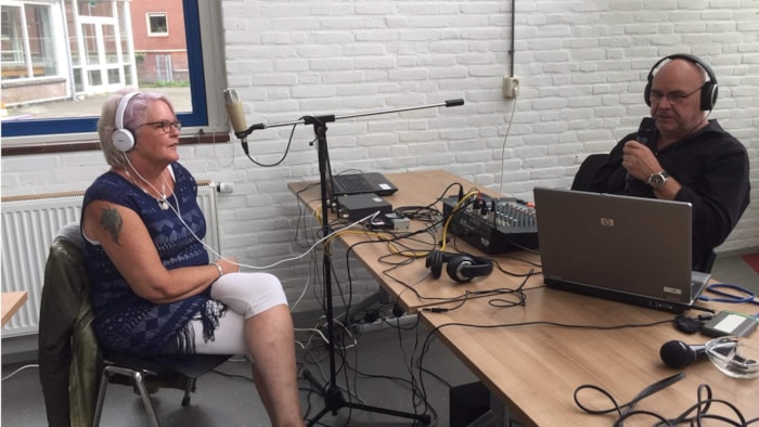 Peter Kaals interviewt Jacqueline Groen op Radio Bontekoe
