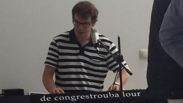 Lucien Greefkens in actie