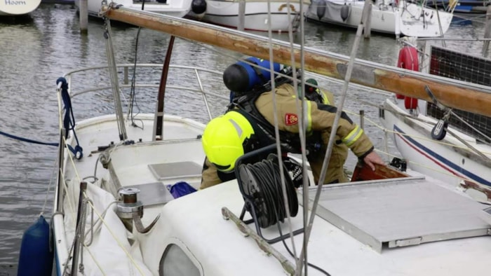 Explosie boot Visserseiland1