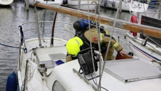 Explosie boot Visserseiland1