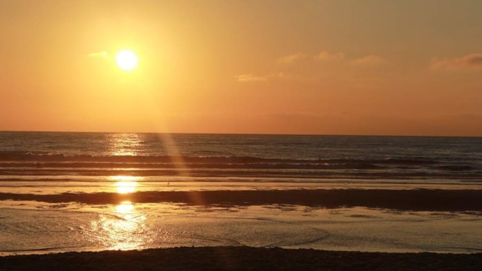 Ondergaande zon